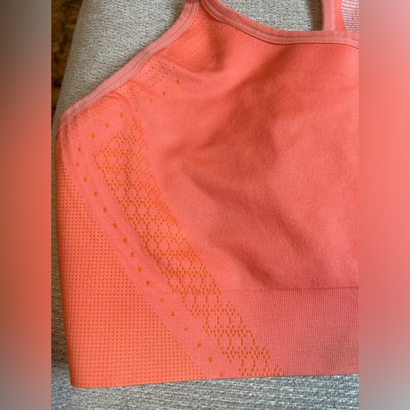 Unlined (No Cup Inserts) Coral All In Motion (Target) Sports Bra - Picture 2 of 7